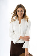 Harlow Lace Top | White