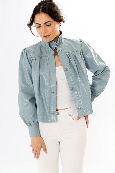 The Montauk Vegan Leather Jacket