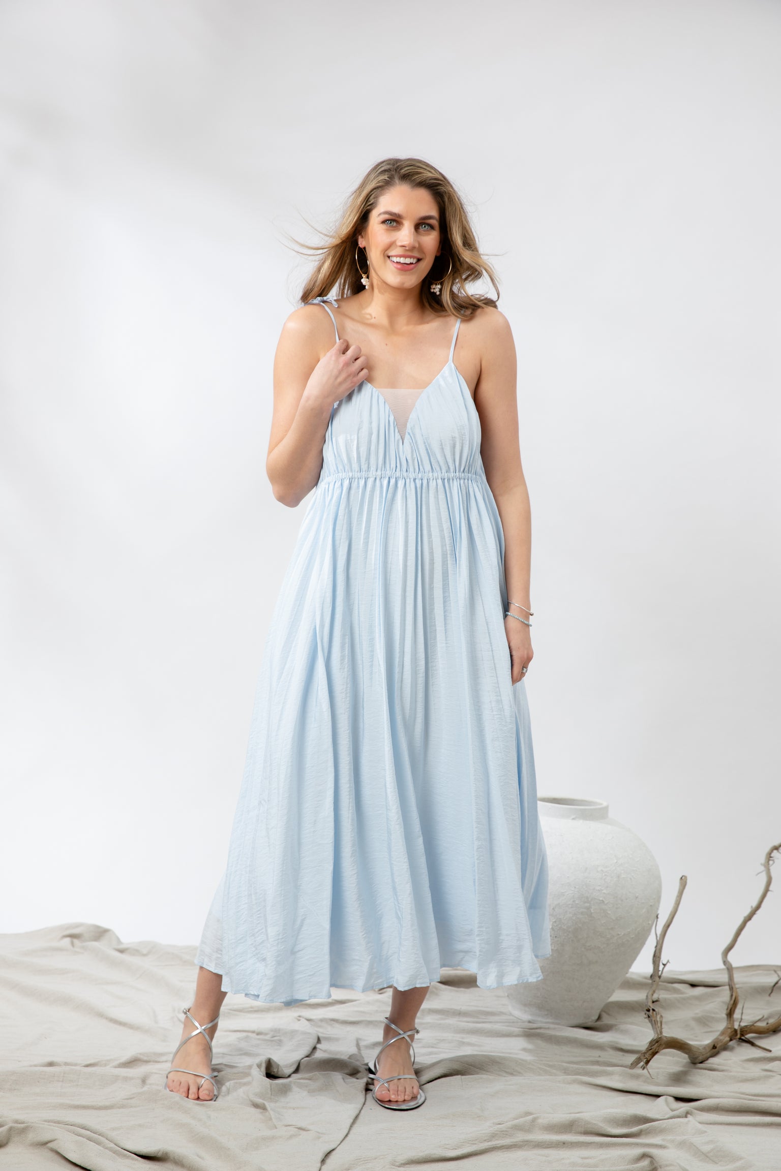 Beach Crinkle   Chatham Dress