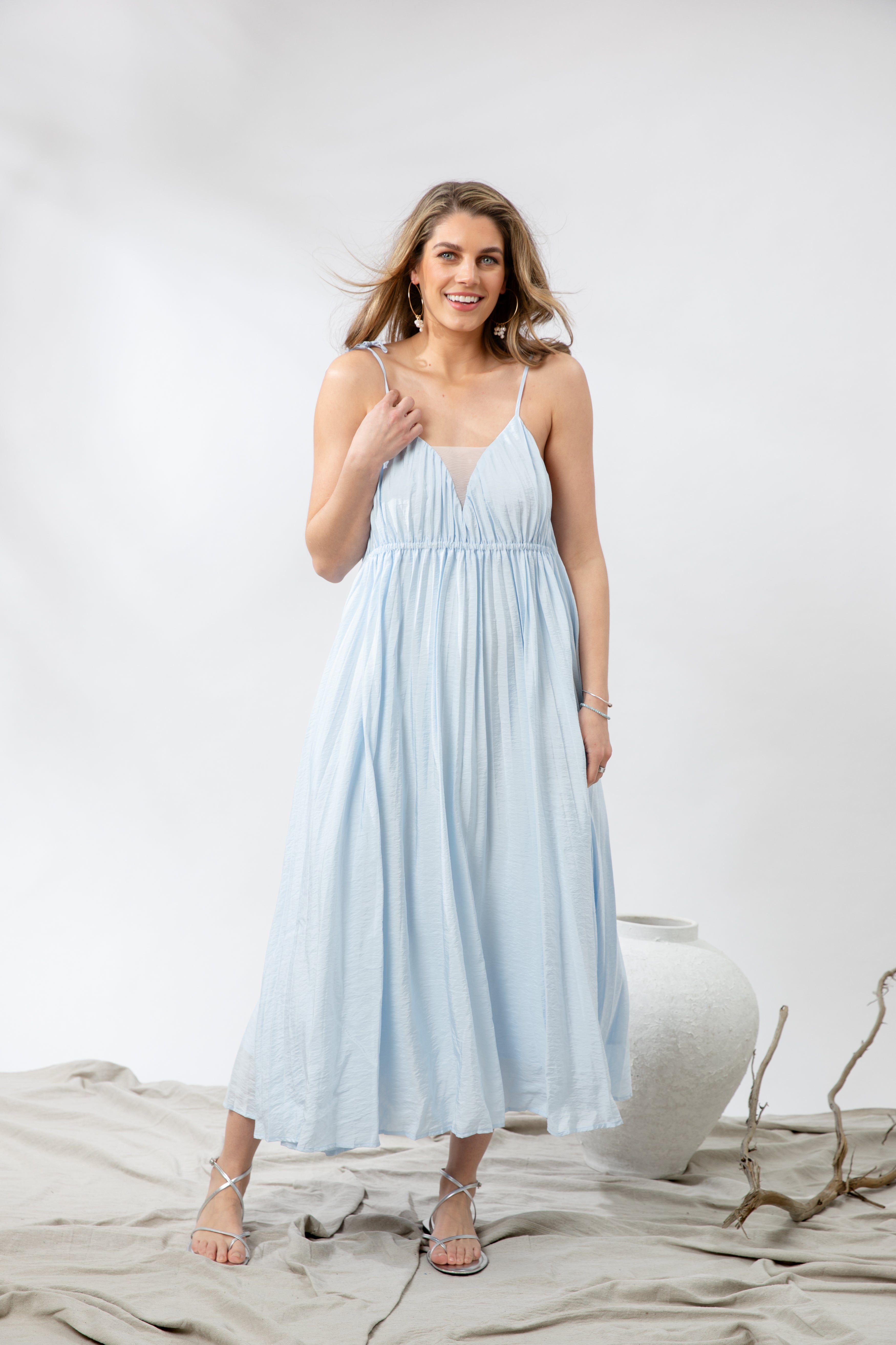 Beach Crinkle   Chatham Dress