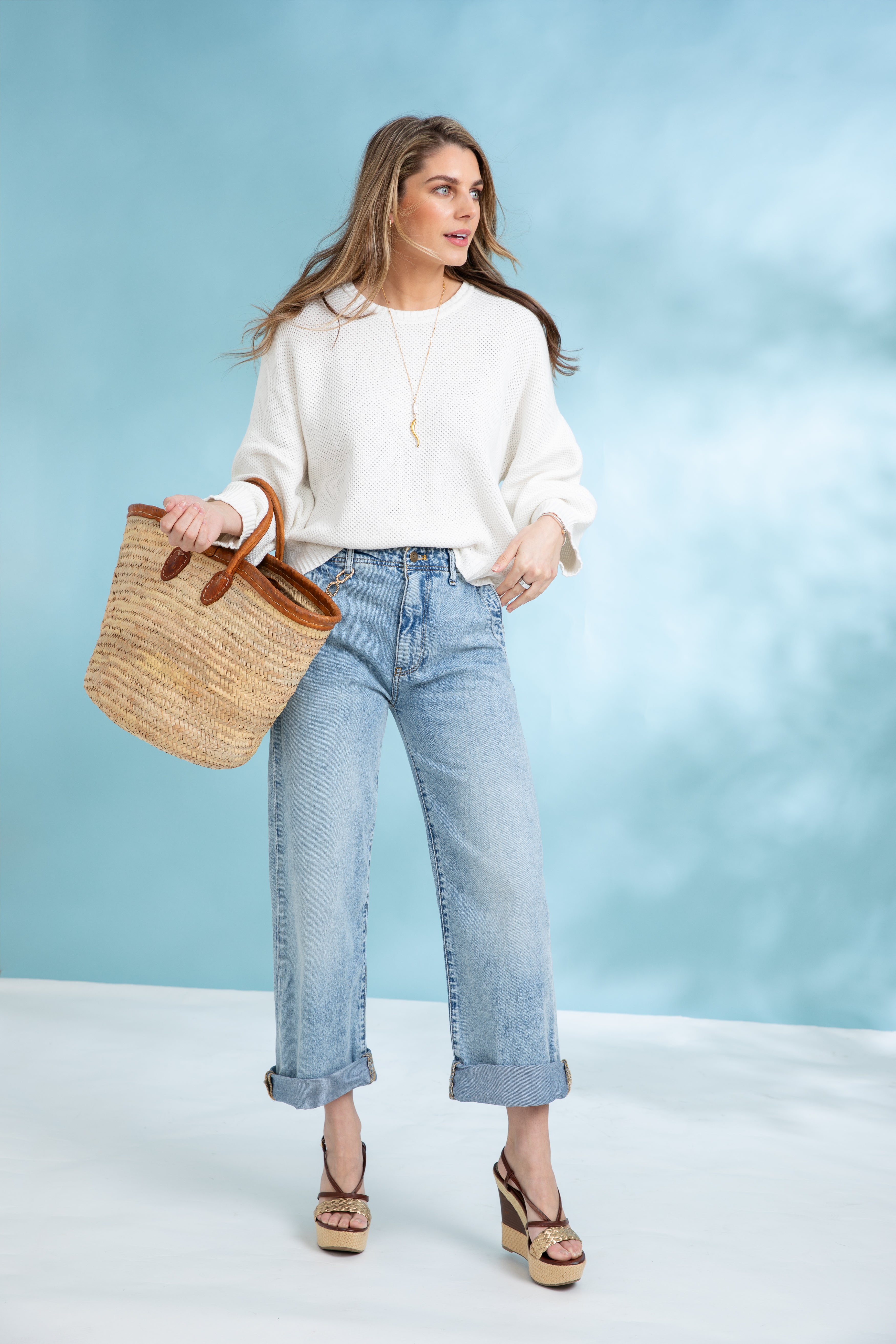 Beachcomber Sweater | White