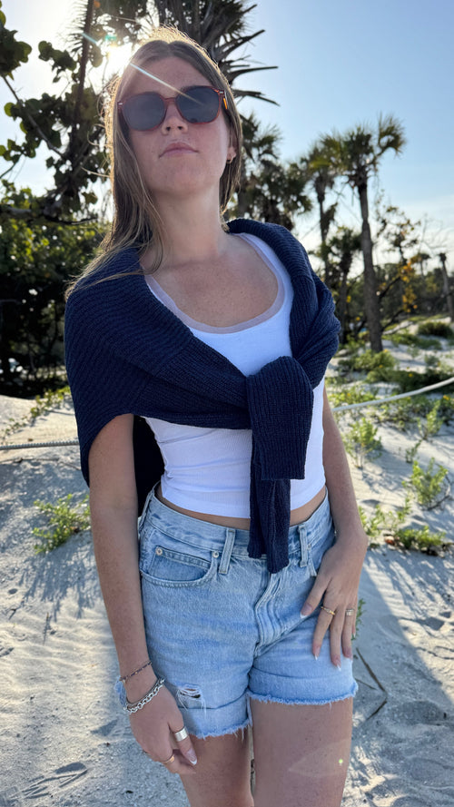 Carolyn Sweater | Navy