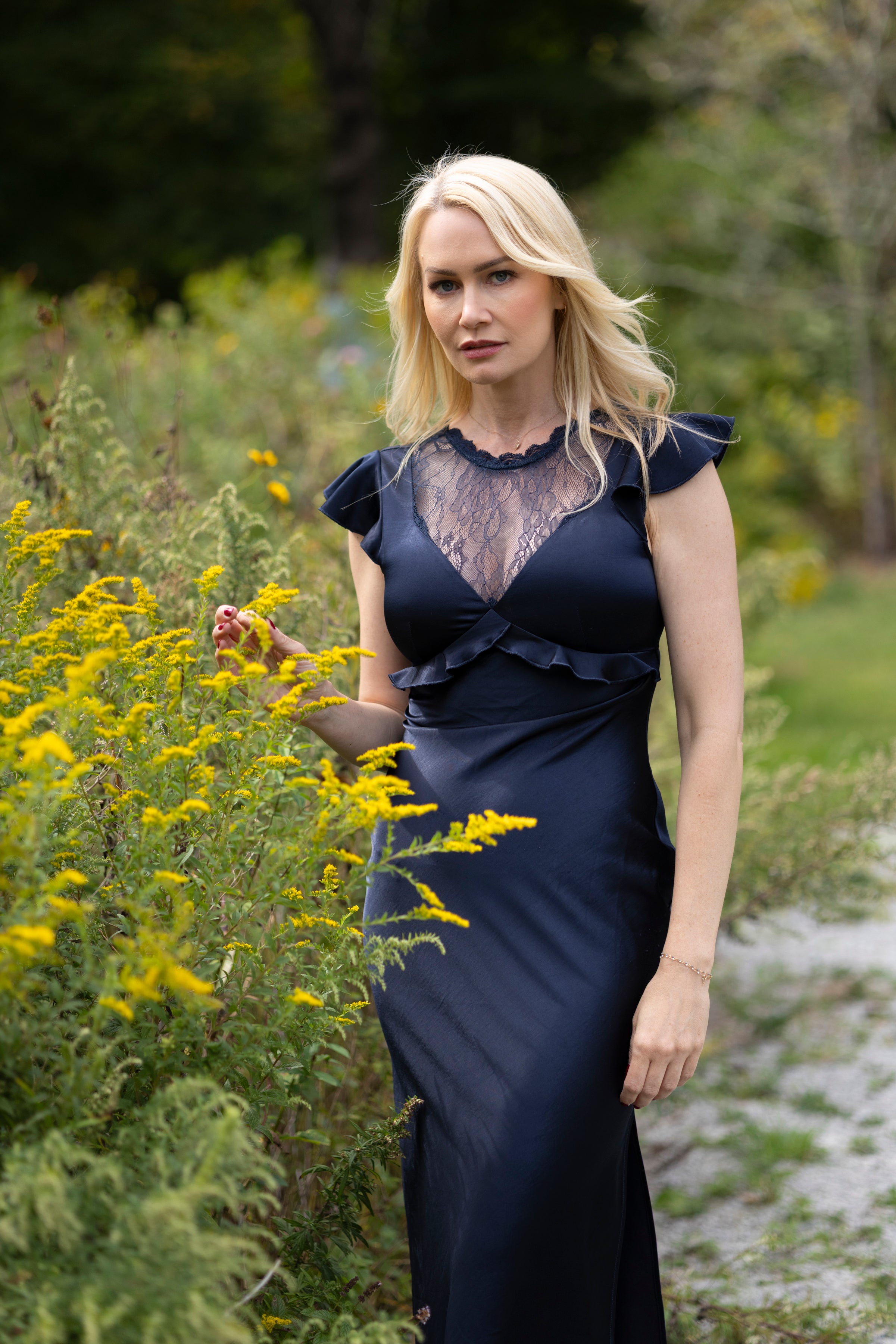 Celeste Dress | Navy