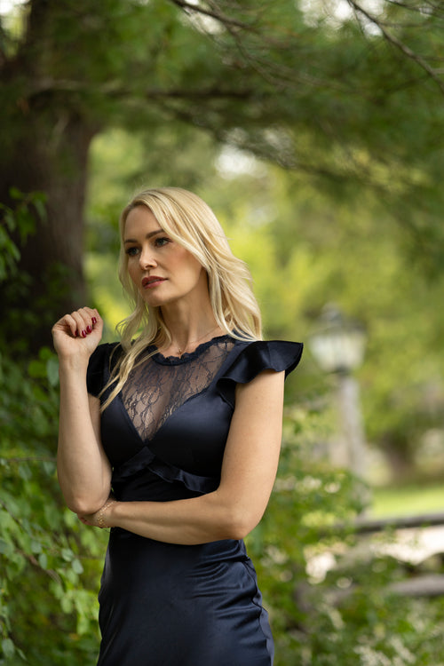 Celeste Dress | Navy