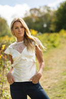 Celeste Top | Ivory