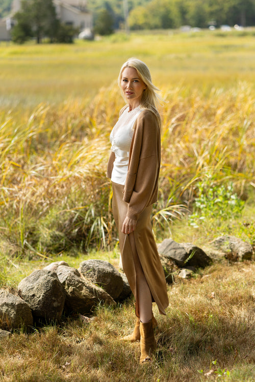 Duchess Cardigan | Light Mocha