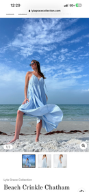 Beach Crinkle   Chatham Dress