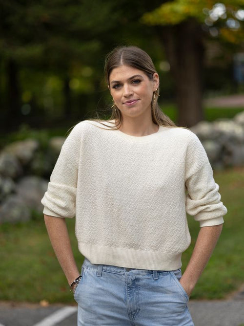 Ivy Crewneck | Ivory