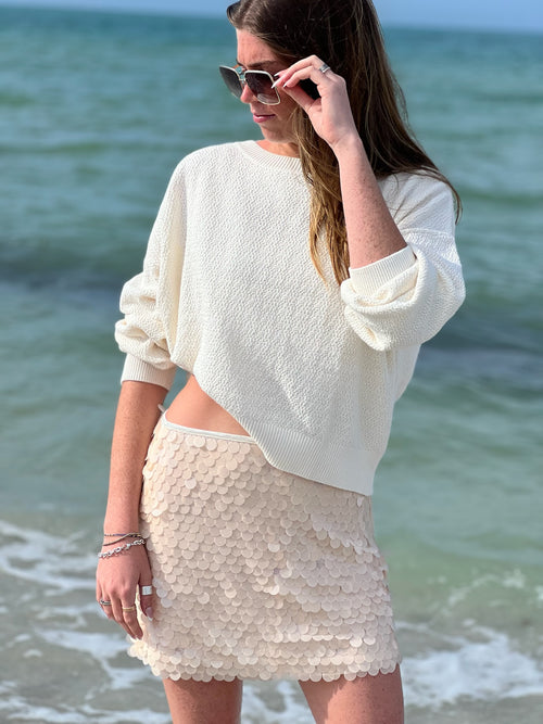 Ivy Crewneck | Ivory