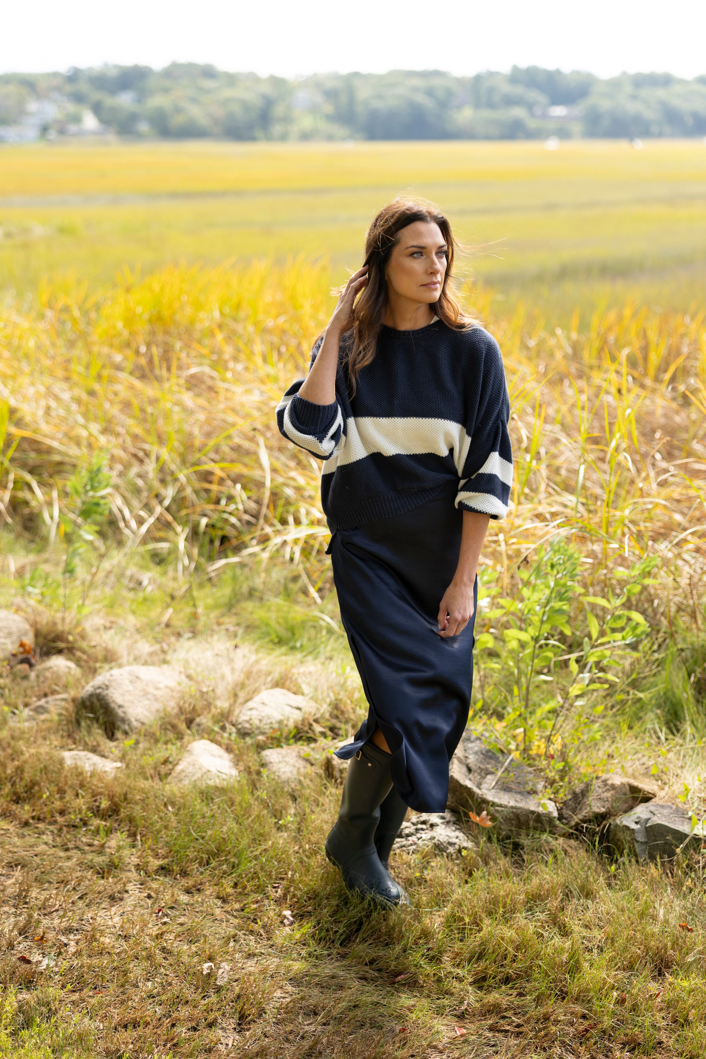 LGC Slip Skirt | Navy