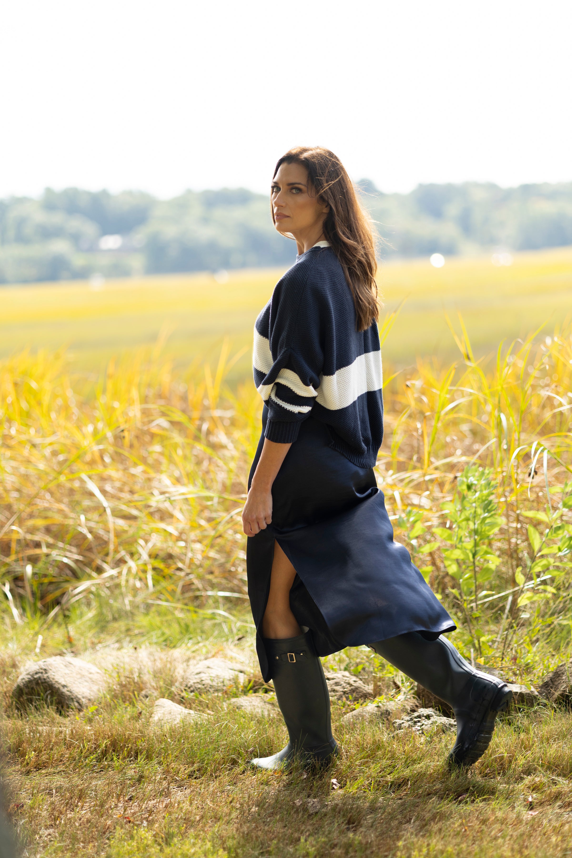 LGC Slip Skirt | Navy