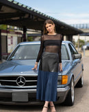Bal Harbor Mesh Top | Black