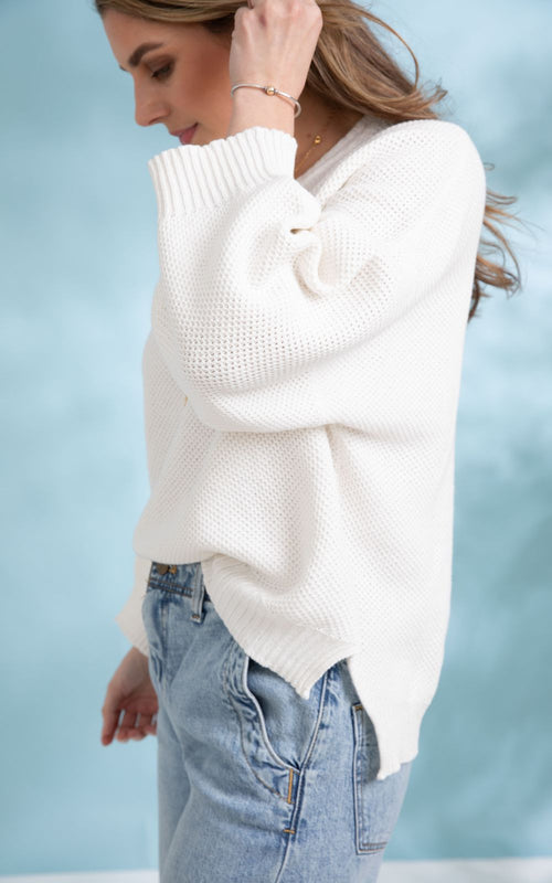 Beachcomber Sweater | White