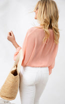 Sloane Top | Peach