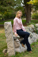 Quinn Wrap Top | Soft Pink