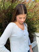 Dylan Long Sleeve | Soft Blue