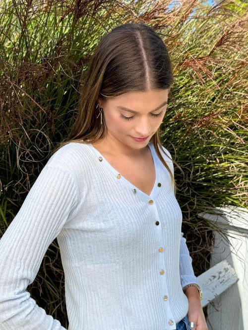 Dylan Long Sleeve | Soft Blue