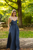 The Soleil Dress | Navy + Black