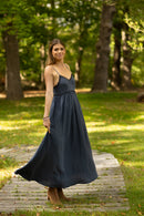 The Soleil Dress | Navy + Black