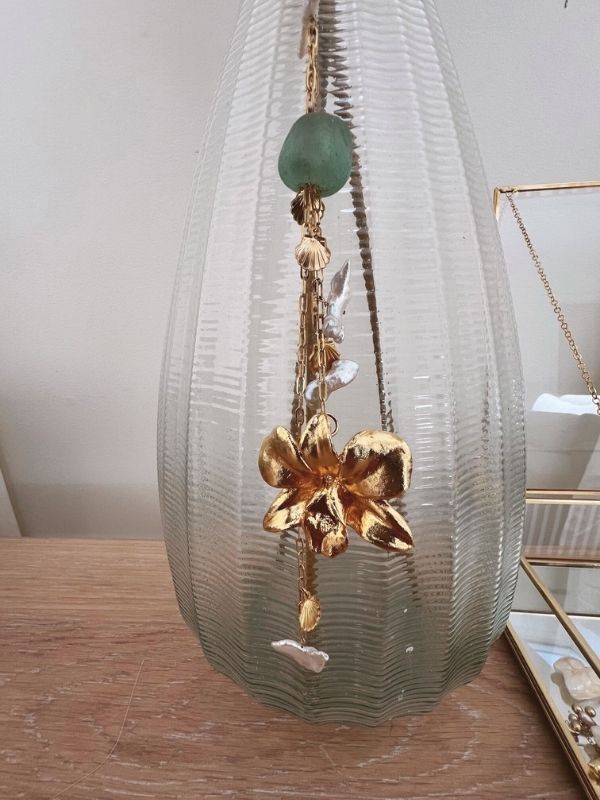 Falk Jewelry Designs | Golden Tide Orchid Necklace