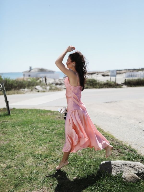 The Capri Dress | Coral Pink